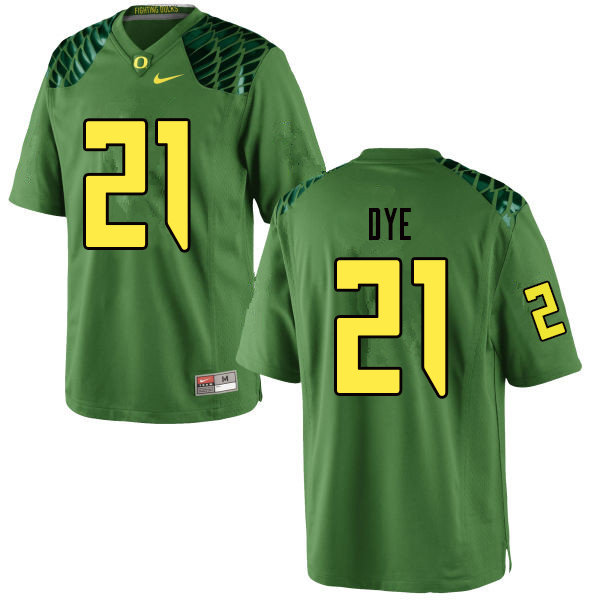 Men #21 Travis Dye Oregn Ducks College Football Jerseys Sale-Apple Green